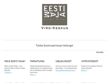 Tablet Screenshot of eestimaja.fi